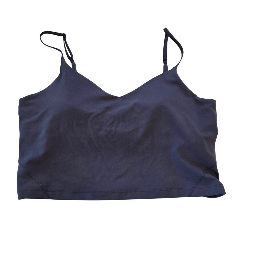 Lululemon Align Cropped Cami Tank Nightfall A/B Womens Size 14